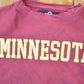 Vintage 1990s Minnesota Embroidered Souvenir Crewneck Sweatshirt Made In USA Men's Large from propervintagecanada