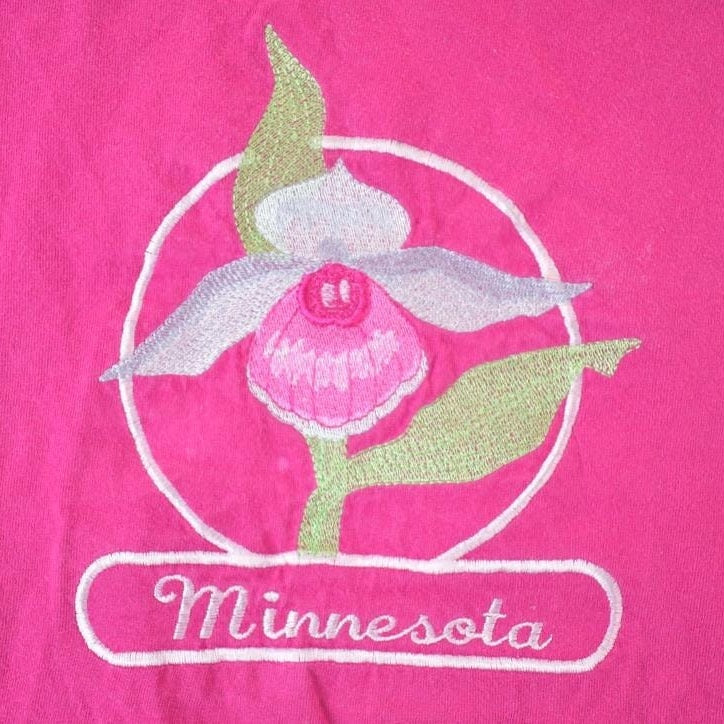 Vintage 1990s Minnesota Floral Souvenir Single Stitch Graphic Print T-Shirt Made In USA Men's Large from propervintagecanada
