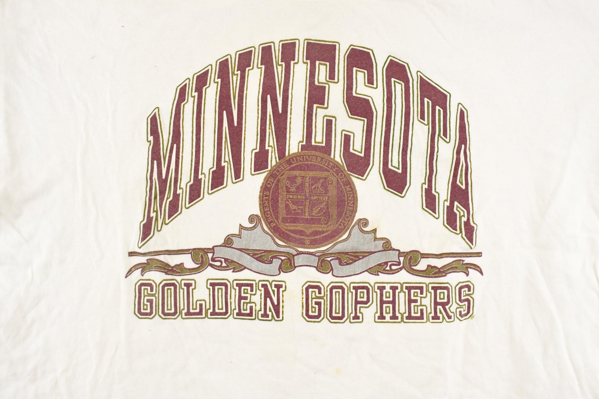 Vintage 1990s Minnesota Golden Gophers Collegiate T-Shirt Men's XXL from propervintagecanada