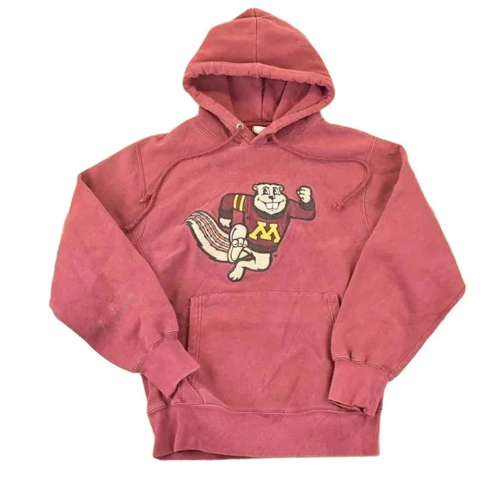 Vintage 1990s Minnesota Golden Gophers Cross Grain University Hoodie Sweater Mens S from propervintagecanada