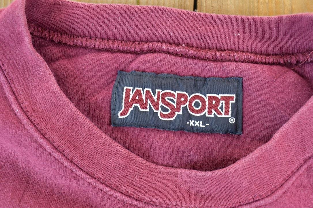 Vintage 1990s Minnesota Golden Gophers Jansport University Collegiate Crewneck Men's 2XL from propervintagecanada