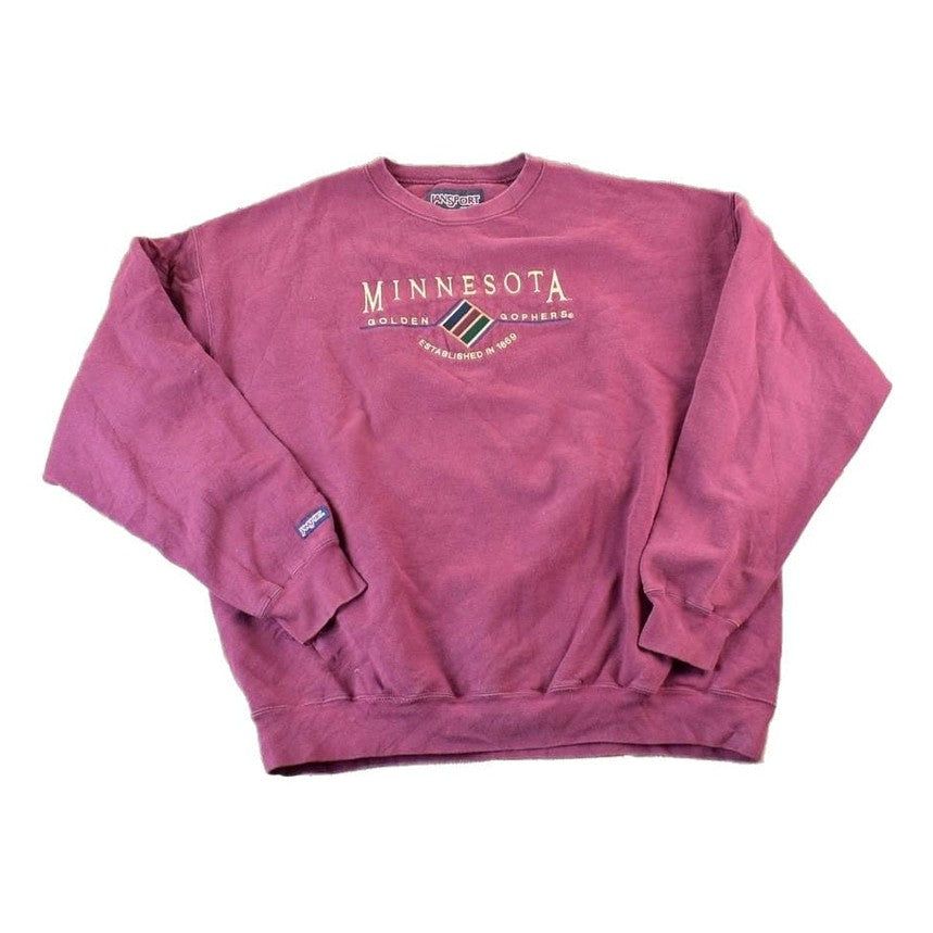 Vintage 1990s Minnesota Golden Gophers Jansport University Collegiate Crewneck Men's 2XL from propervintagecanada