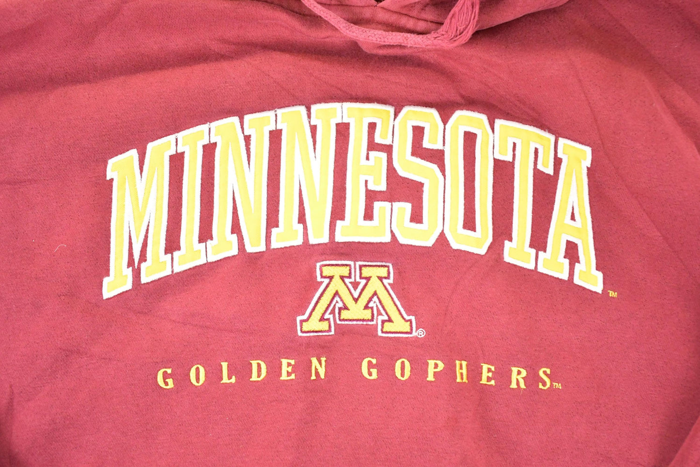 Vintage 1990s Minnesota Golden Gophers University Hoodie Mens L from propervintagecanada