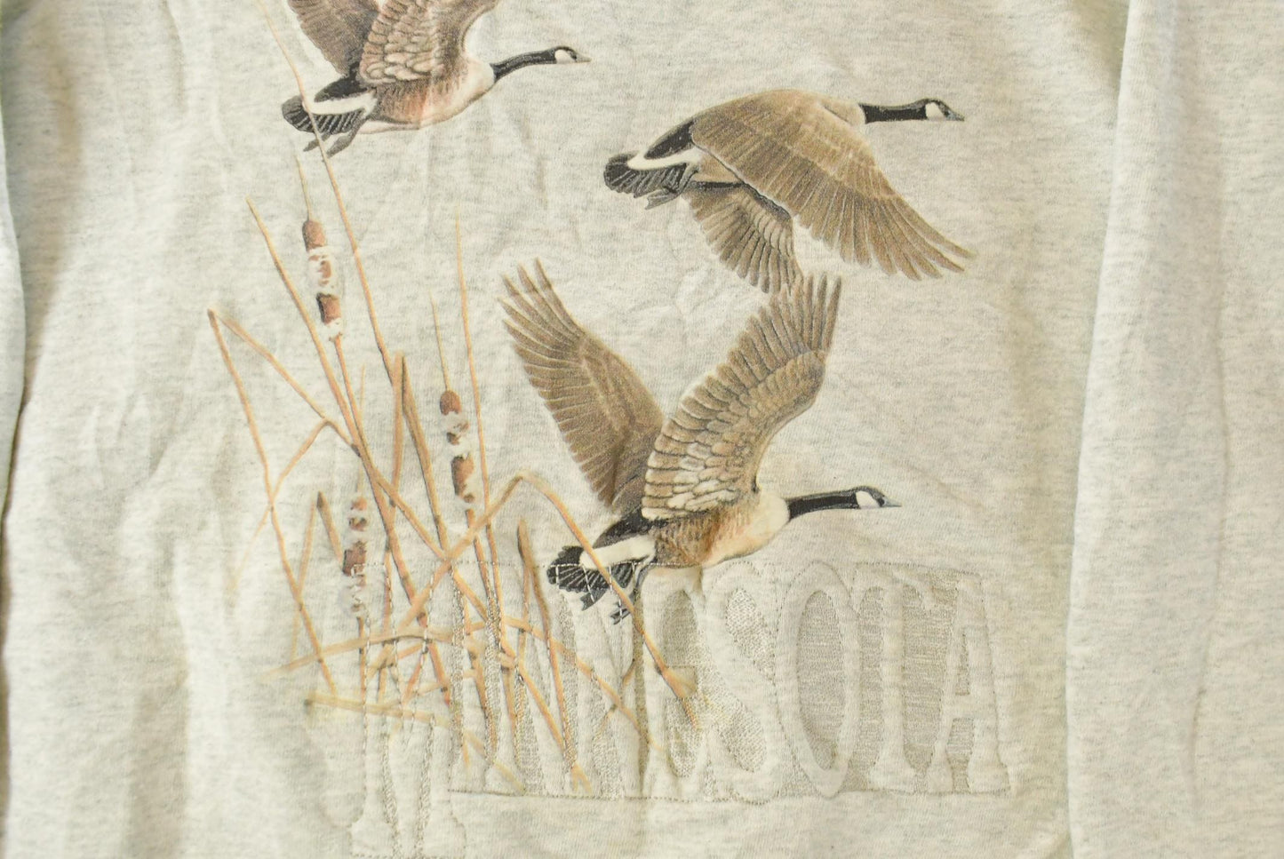 Vintage 1990s Minnesota Goose Nature Outfitters Crewneck Sweatshirt Men's Large from propervintagecanada