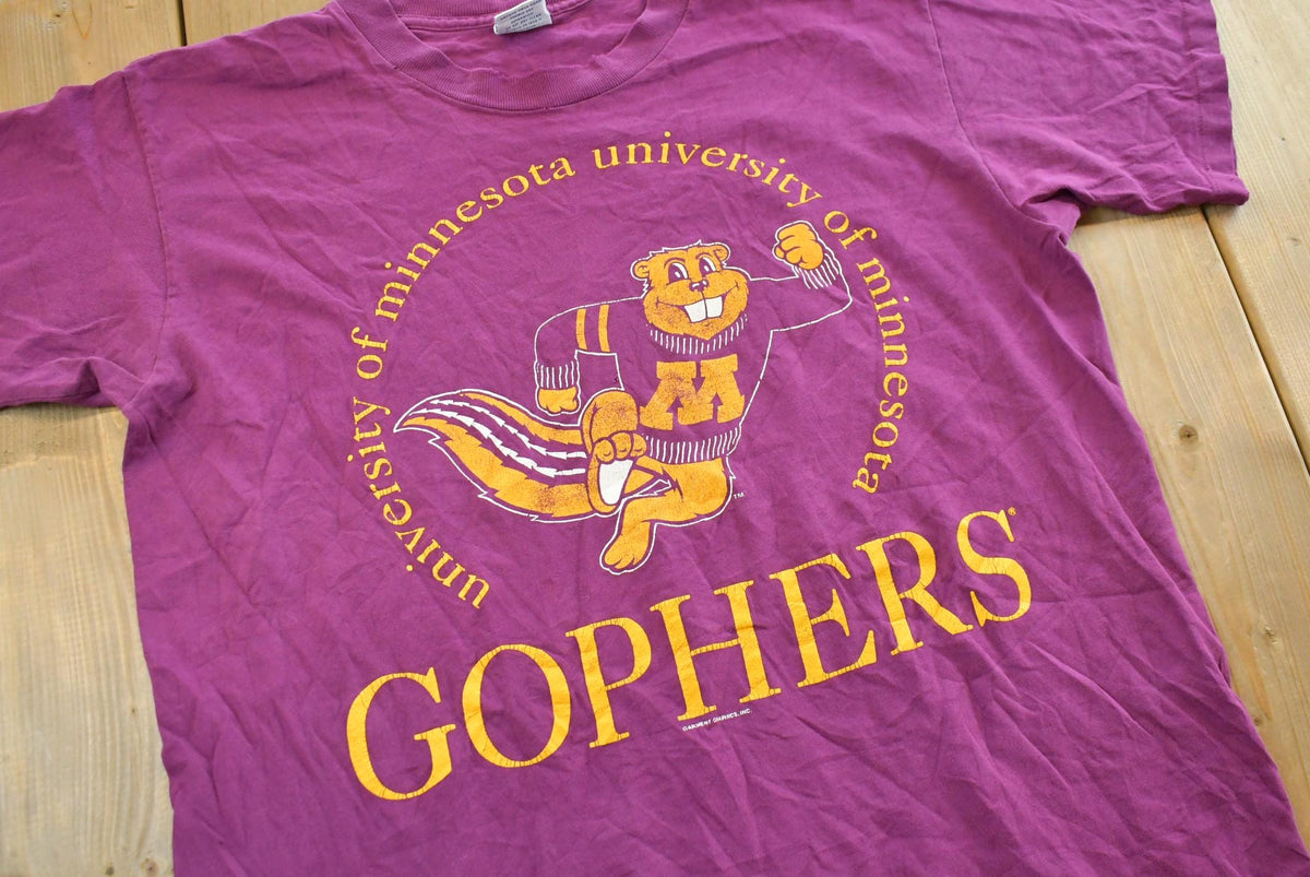 Vintage 1990s Minnesota Gophers Golden Gophers University Collegiate T-Shirt Mens L from propervintagecanada
