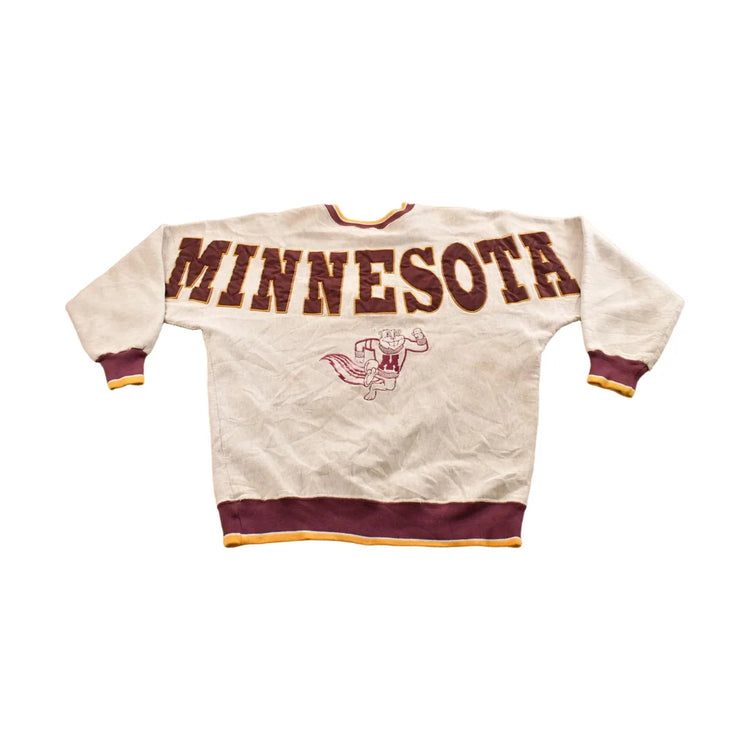 Vintage 1990s Minnesota Gophers University Collegiate Crewneck Sweatshirt Men's Large Men's XL from propervintagecanada