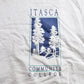 Vintage 1990s Minnesota Itasca Community College Collegiate Crewneck Men's Medium from propervintagecanada