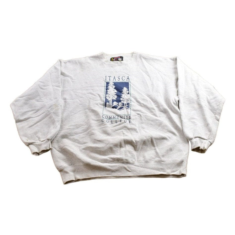 Vintage 1990s Minnesota Itasca Community College Collegiate Crewneck Men's Medium from propervintagecanada