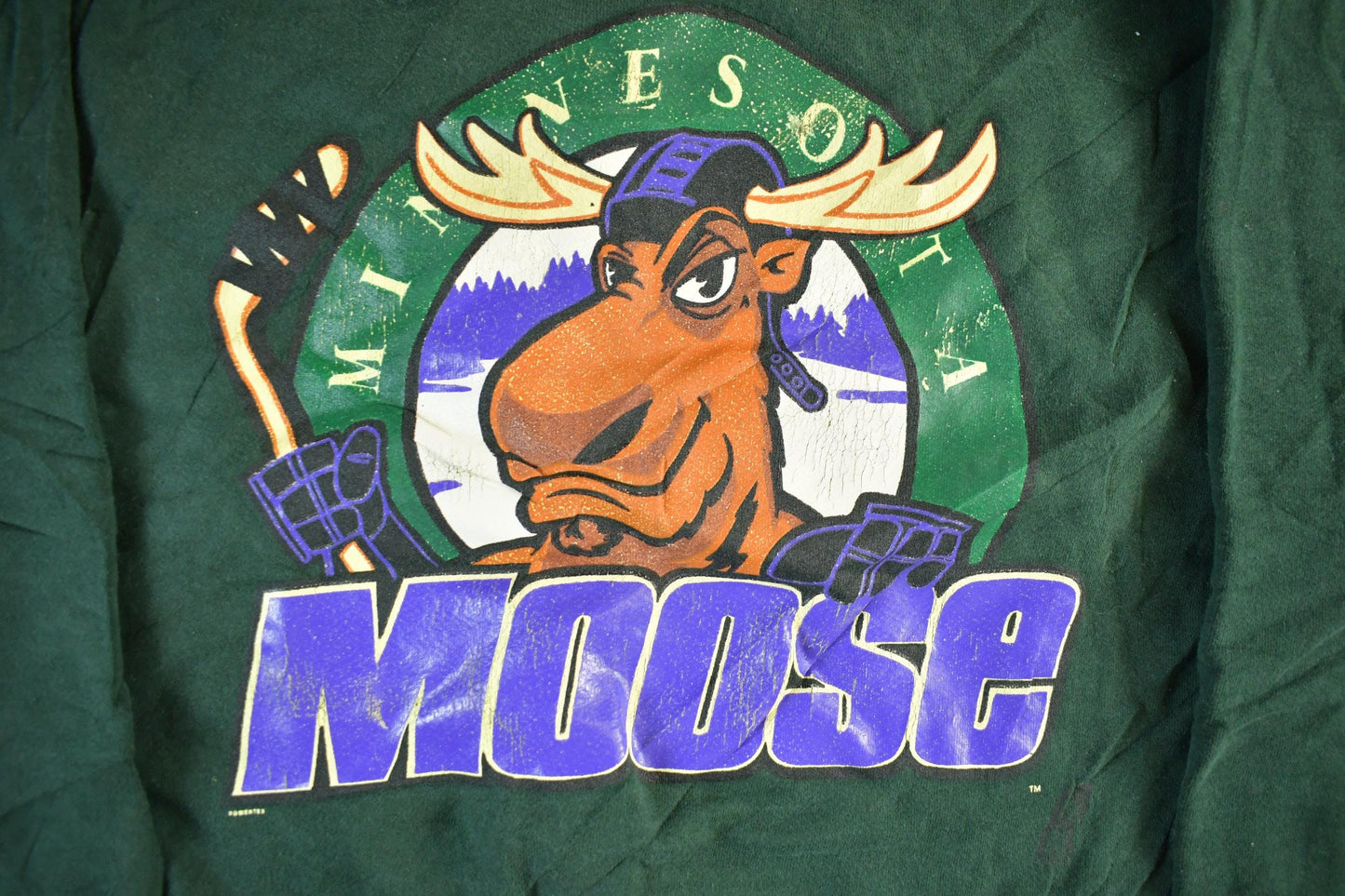 Vintage 1990s Minnesota Moose IHL Hockey Crewneck Sweatshirt Mens XL Men's Large from propervintagecanada