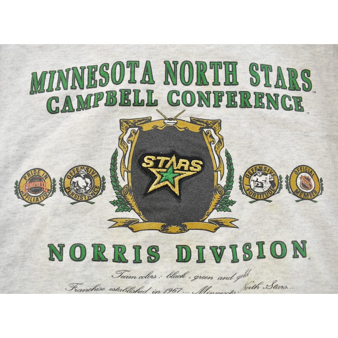 Vintage 1990s Minnesota North Stars NHL Crewneck Sweatshirt Men's Large / Sportswear / Made in USA / 90s Crewneck / Streetwear / NHL Hockey from propervintagecanada