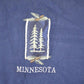 Vintage 1990s Minnesota Pines Embroidered Souvenir Crewneck Sweatshirt Men's M from propervintagecanada