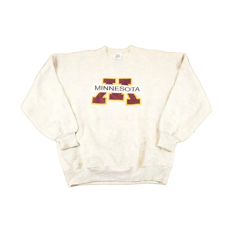 Vintage 1990s Minnesota Souvenir Embroidered Crewneck Sweatshirt Men's L from propervintagecanada