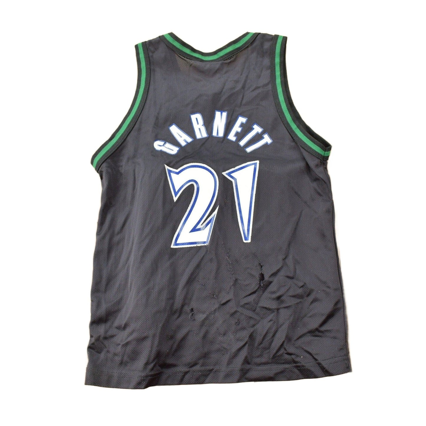 Vintage 1990s Minnesota Timberwolves NBA Kevin Garnett Basketball Jersey / Champion Basketball Jersey / 90s Jersey / Youth Size from propervintagecanada