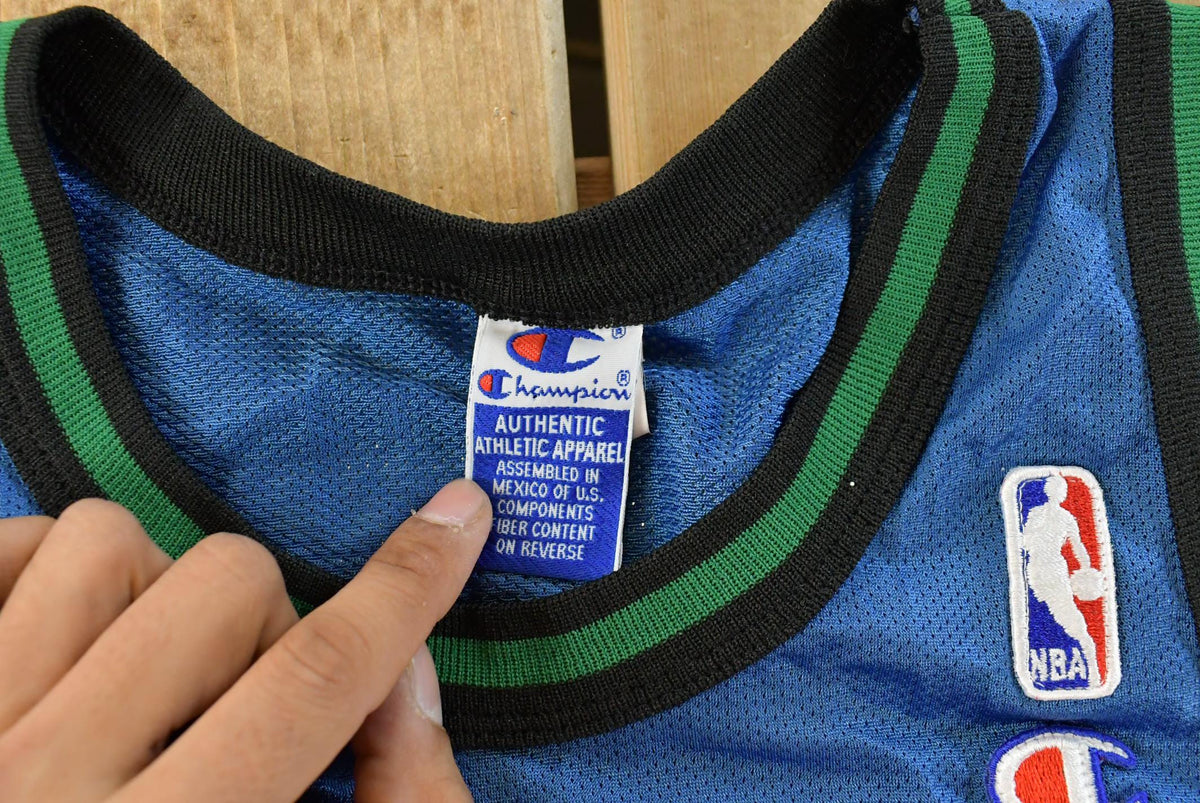 Vintage 1990s Minnesota Timberwolves NBA Stephon Marbury Cropped Basketball Jersey Women's M from propervintagecanada