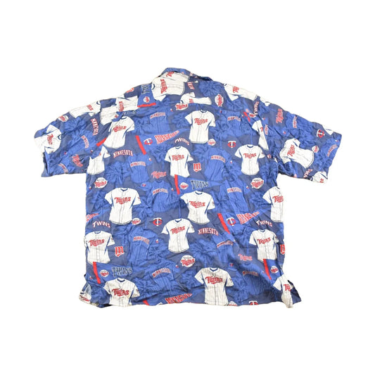 Vintage 1990s Minnesota Twins MLB Button Up Shirt Men's XL from propervintagecanada