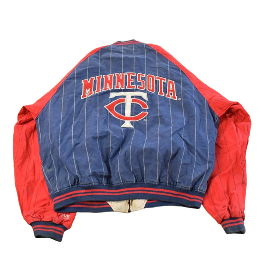Vintage 1990s Minnesota Twins MLB Reversible Mirage Jacket Men's XL from propervintagecanada