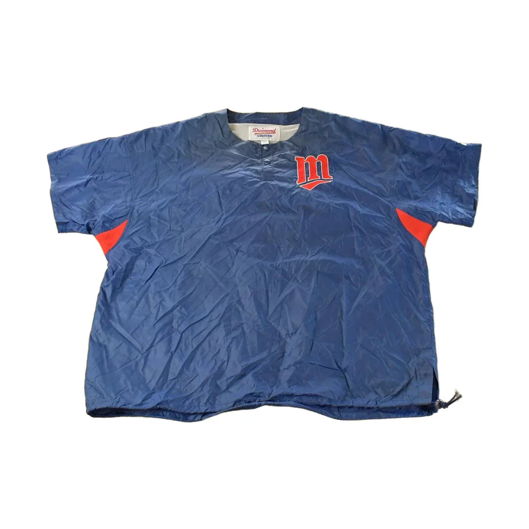Vintage 1990s Minnesota Twins Starter MLB Batting Cage Pullover Jacket Men's 2XL from propervintagecanada