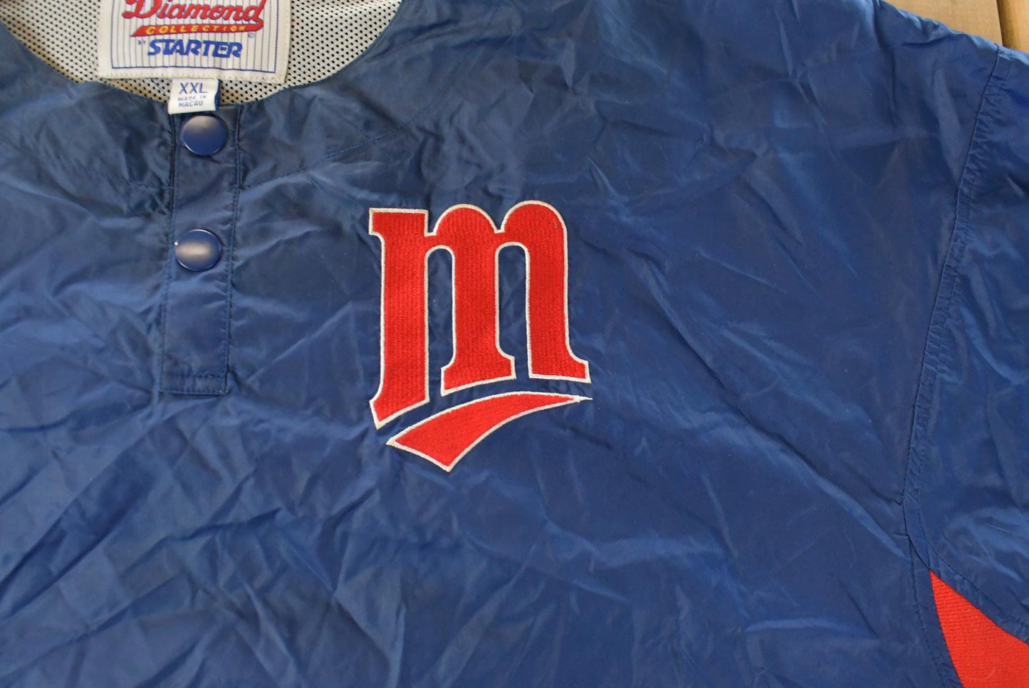 Vintage 1990s Minnesota Twins Starter MLB Batting Cage Pullover Jacket Men's 2XL / 90s Warm Up / Windbreaker / Embroidered from propervintagecanada