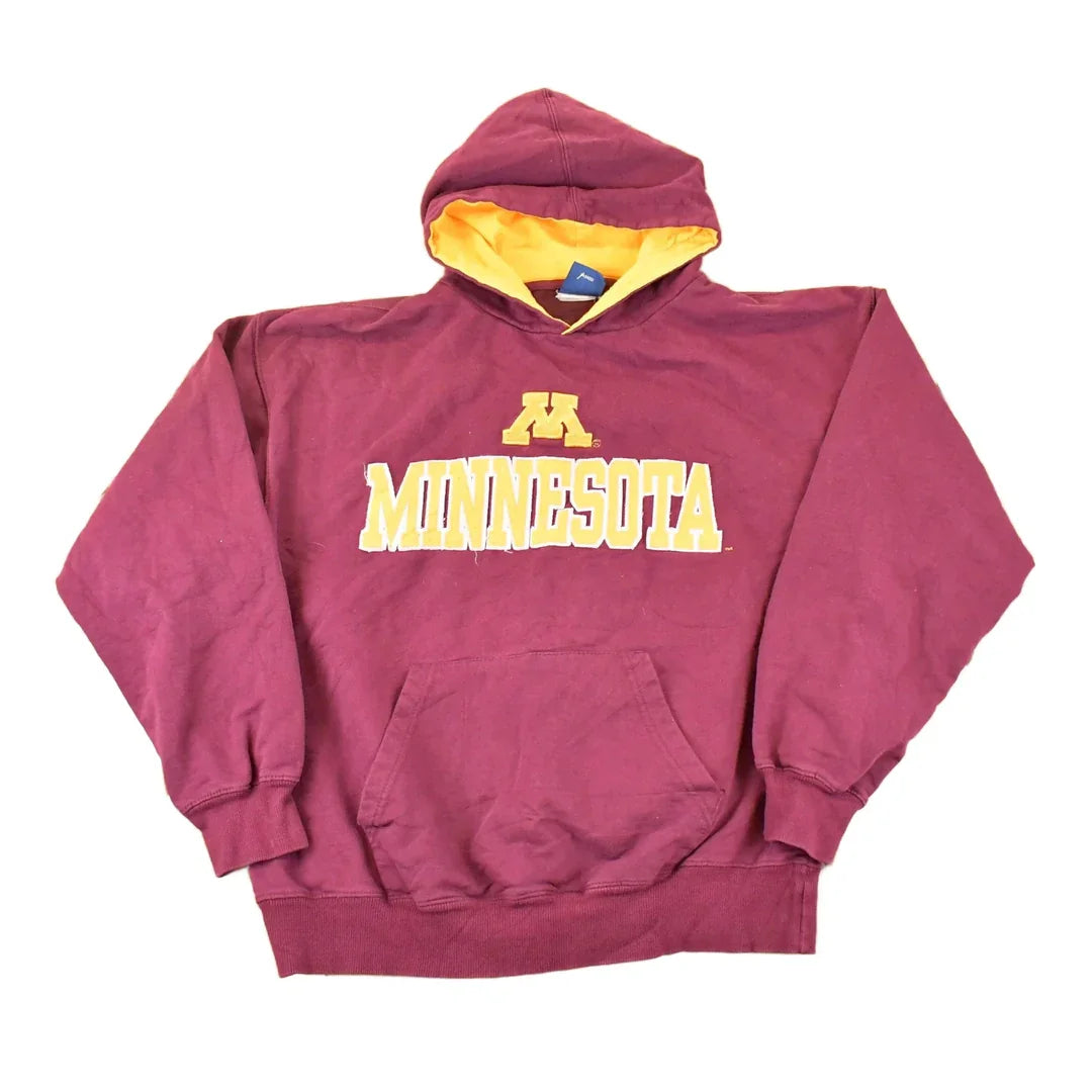 Vintage 1990s Minnesota University Embroidered Hoodie Sweater Mens L from propervintagecanada