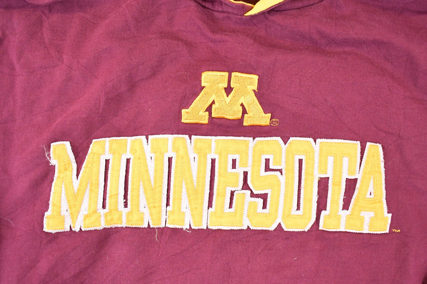 Vintage 1990s Minnesota University Embroidered Hoodie Sweater Mens L from propervintagecanada