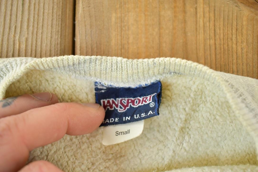 Vintage 1990s Minnesota University Jansport Cross Grain Collegiate Crewneck Made In USA Men's Small from propervintagecanada