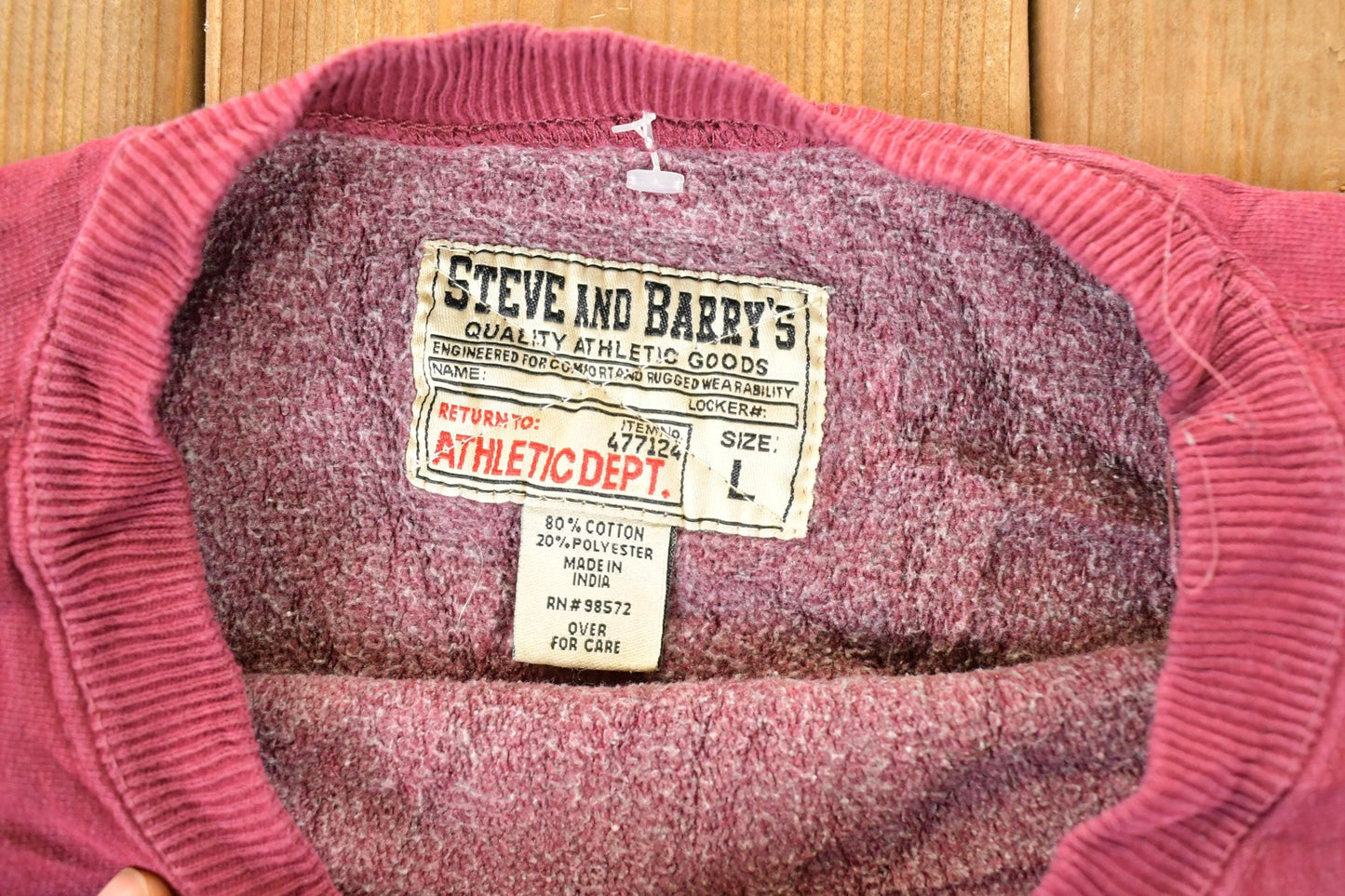 Vintage 1990s Minnesota University Steve And Barry's Crossgrain Crew Neck Sweater Men's L from propervintagecanada