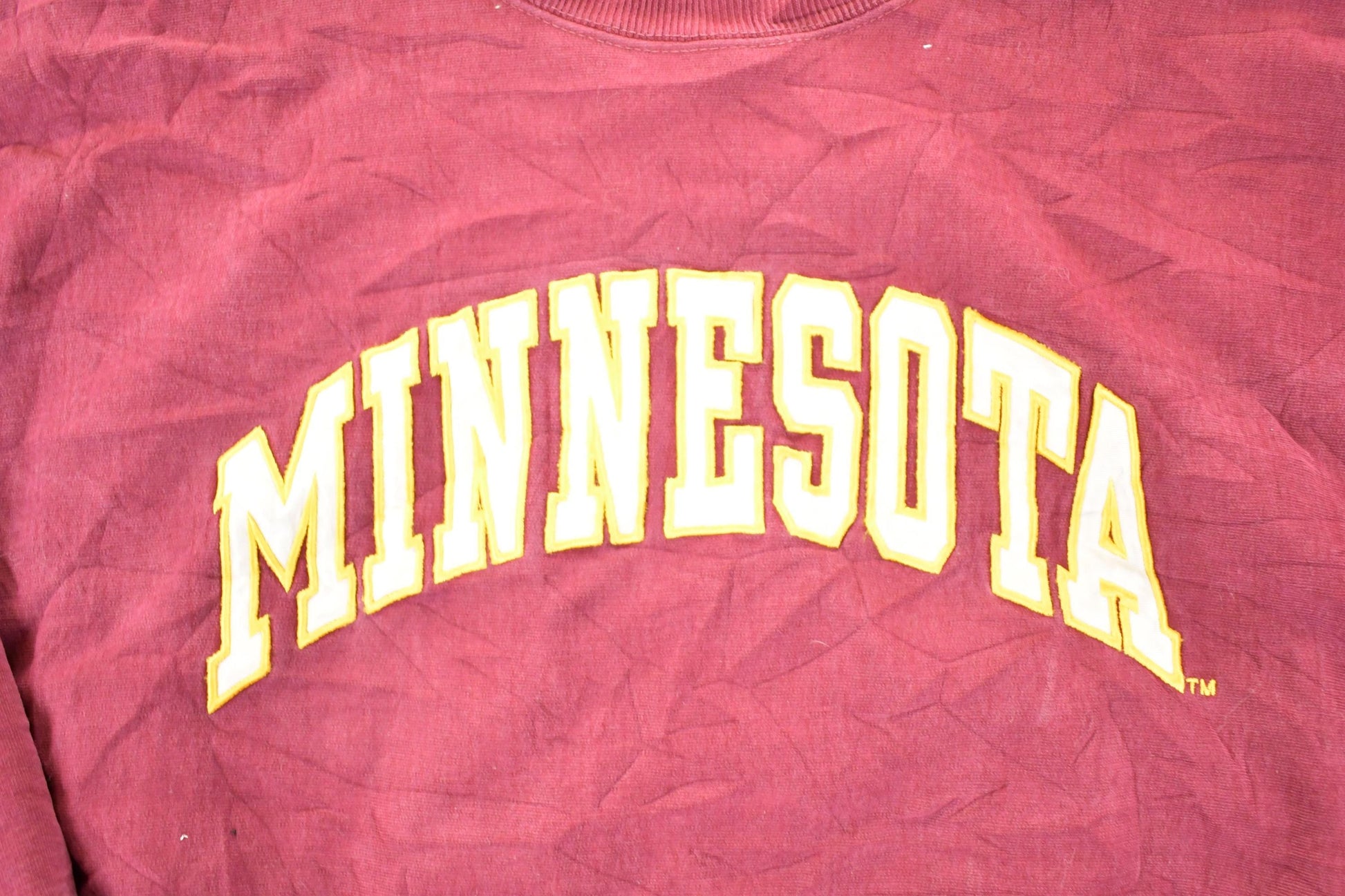 Vintage 1990s Minnesota University Steve And Barry's Crossgrain Crew Neck Sweater Men's L from propervintagecanada
