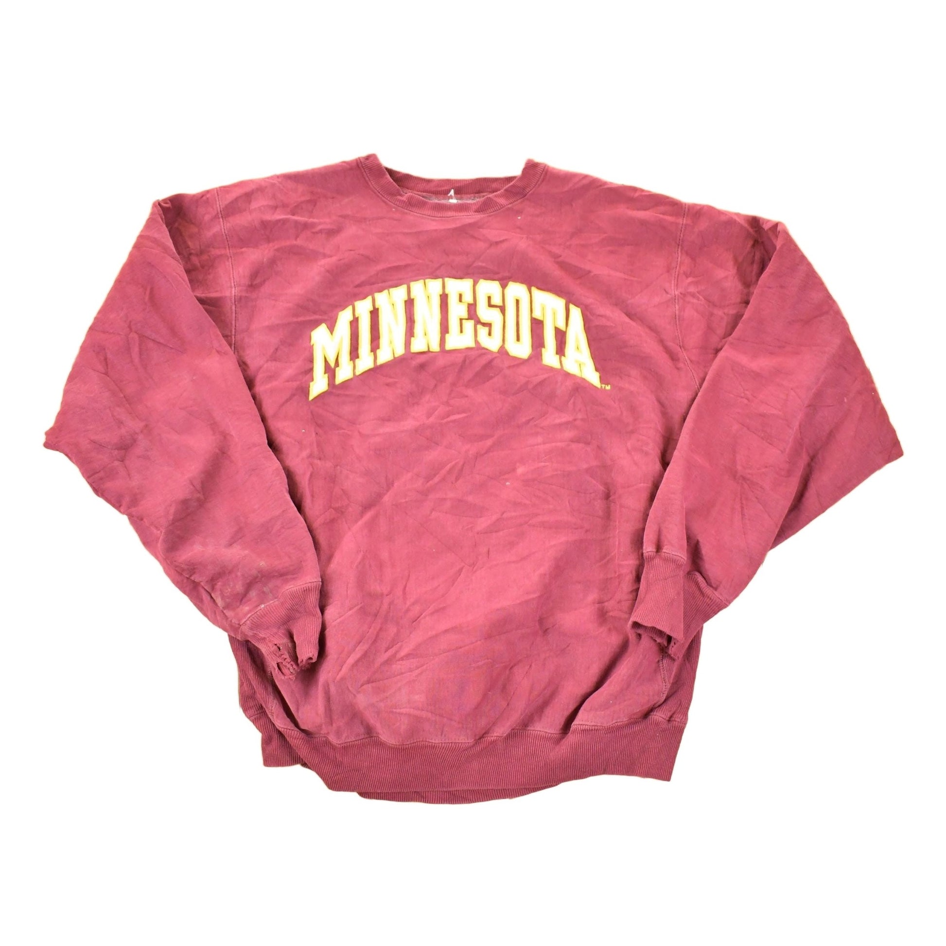 Vintage 1990s Minnesota University Steve And Barry's Crossgrain Crew Neck Sweater Men's L from propervintagecanada