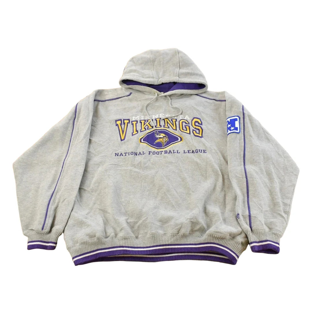 Vintage 1990s Minnesota Vikings Lee Sport NFL Hoodie Men's L from propervintagecanada