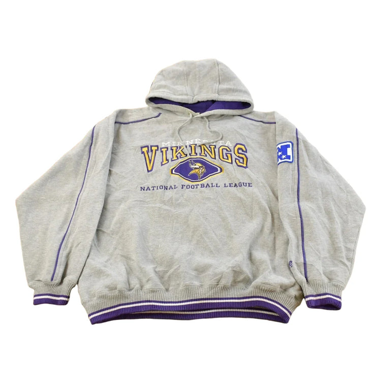 Vintage 1990s Minnesota Vikings Lee Sport NFL Hoodie Men's L from propervintagecanada