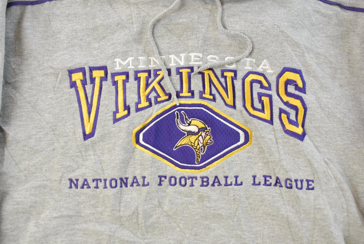 Vintage 1990s Minnesota Vikings Lee Sport NFL Hoodie Men's L from propervintagecanada