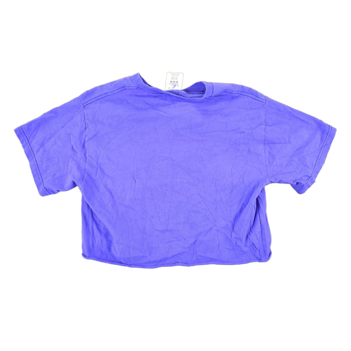 Vintage 1990s Minnesota Vikings Logo Athletic NFL Graphic Cropped T-Shirt Made In USA Women's M