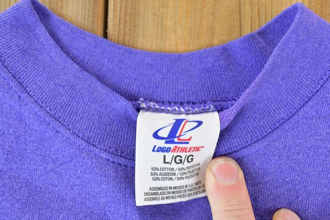 Vintage 1990s Minnesota Vikings NFL Crewneck Sweatshirt Men's Large from propervintagecanada