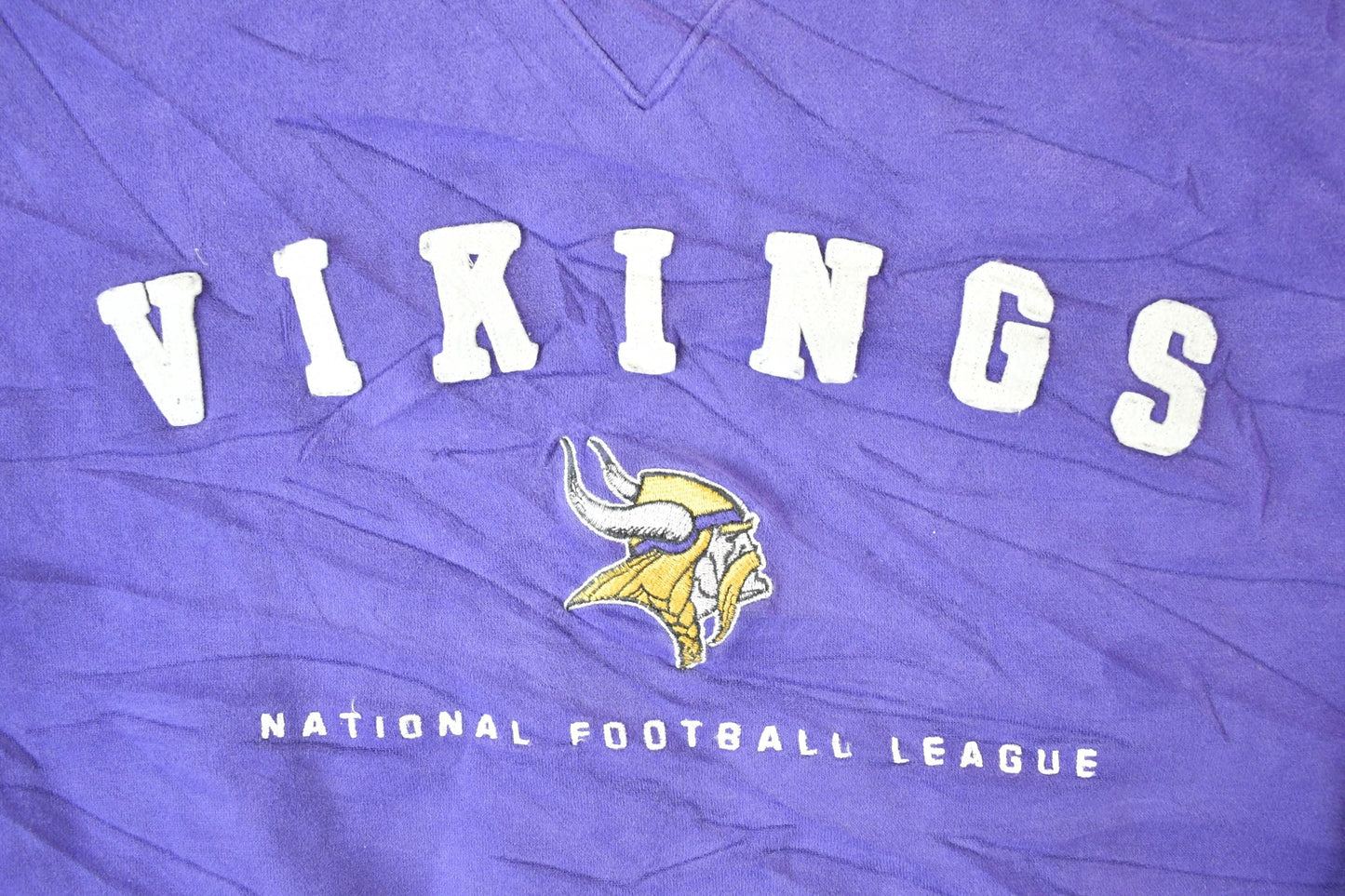 Vintage 1990s Minnesota Vikings NFL Crewneck Sweatshirt Men's Medium from propervintagecanada