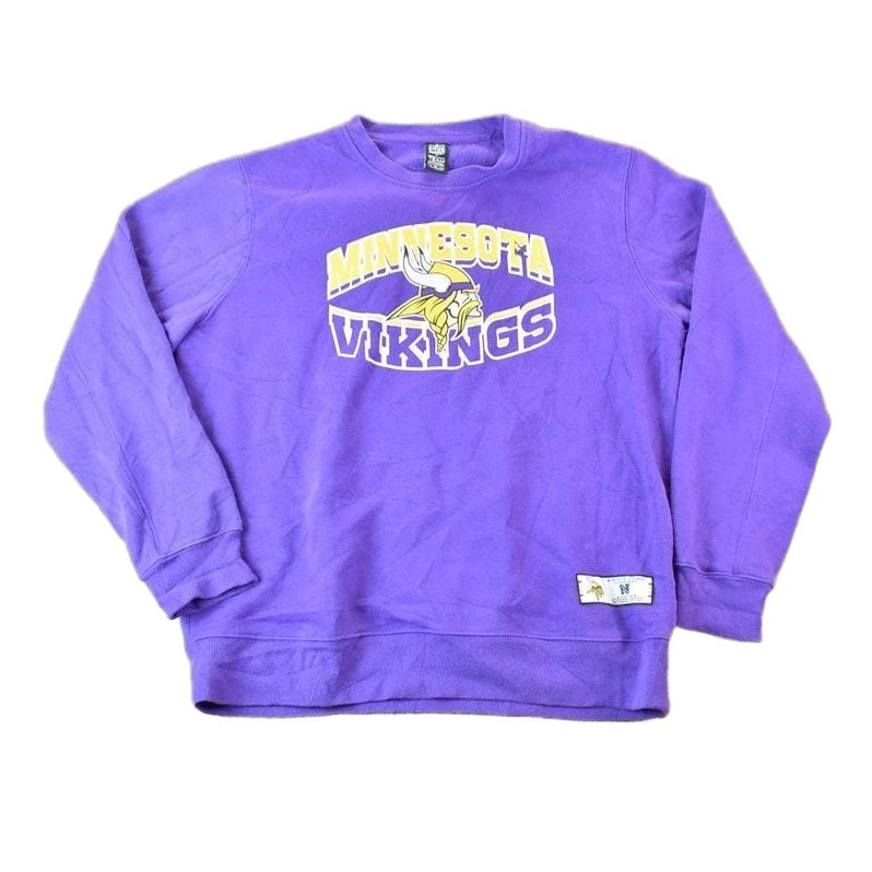 Vintage 1990s Minnesota Vikings NFL Crewneck Sweatshirt Men's XL from propervintagecanada