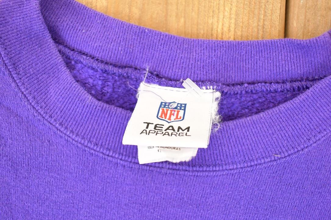 Vintage 1990s Minnesota Vikings NFL Crewneck Sweatshirt Men's XL from propervintagecanada