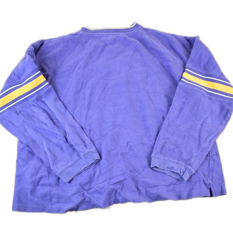 Vintage 1990s Minnesota Vikings NFL Embroidered V Neck Sweatshirt Men's XL from propervintagecanada