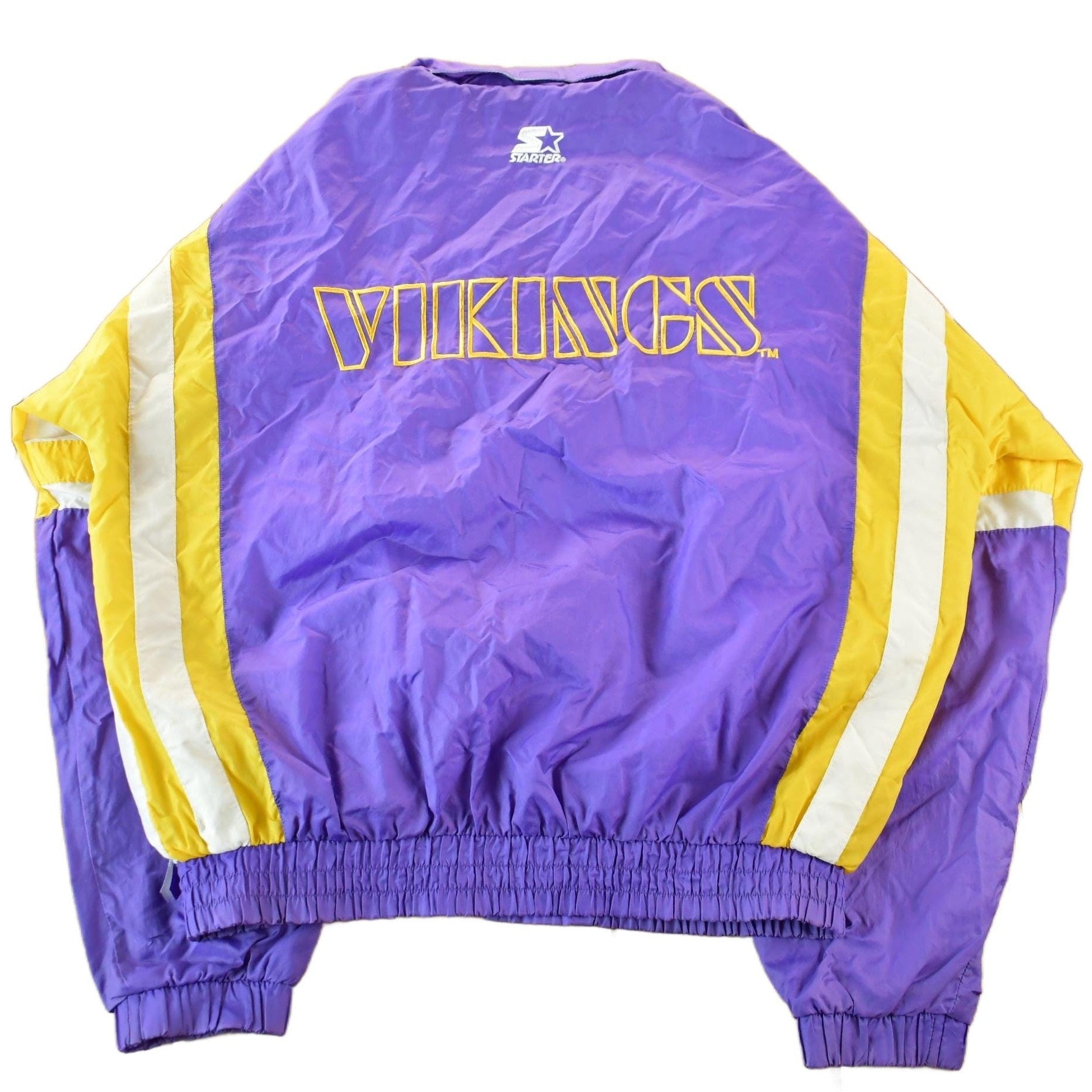 Vintage 1990s Minnesota Vikings NFL Football Windbreaker Men's Large from propervintagecanada