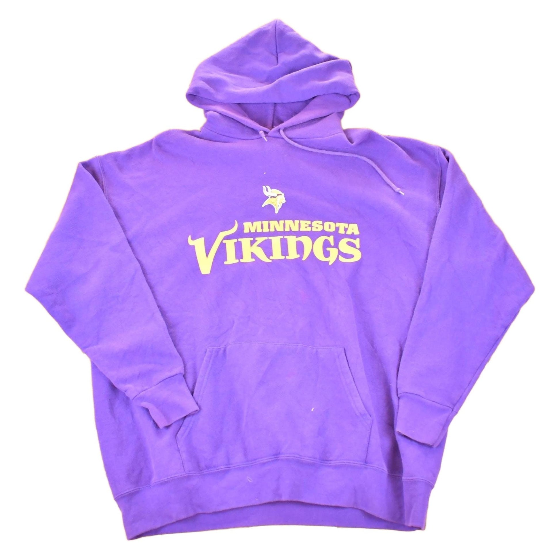 Vintage 1990s Minnesota Vikings NFL Hoodie Sweatshirt Men's XL from propervintagecanada