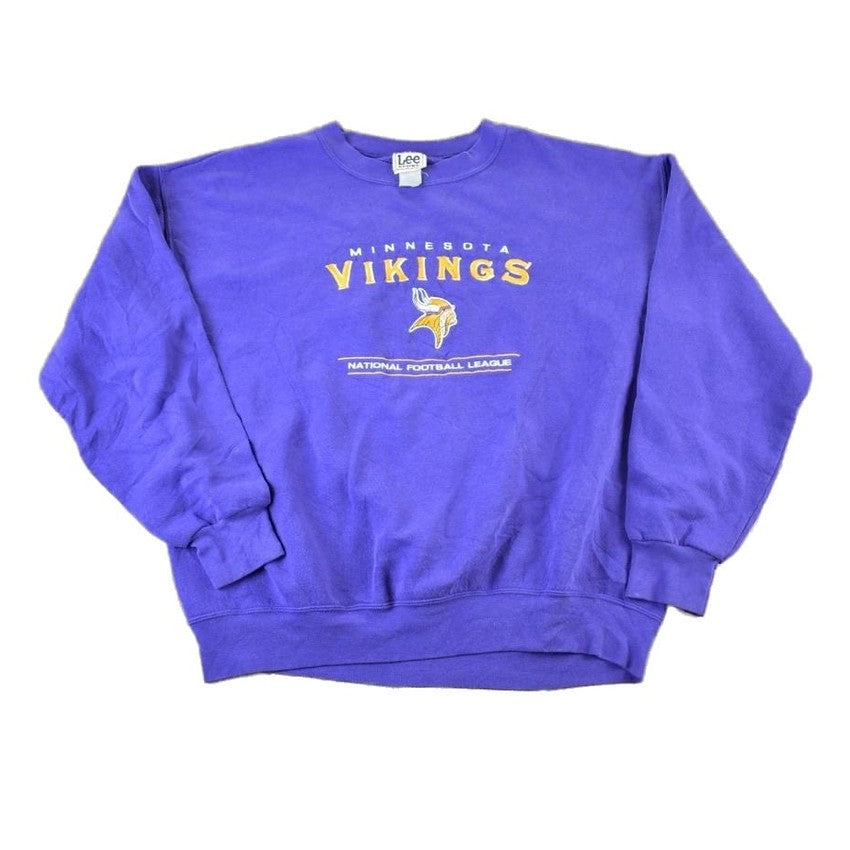 Vintage 1990s Minnesota Vikings NFL Lee Sport Crewneck Sweatshirt from propervintagecanada