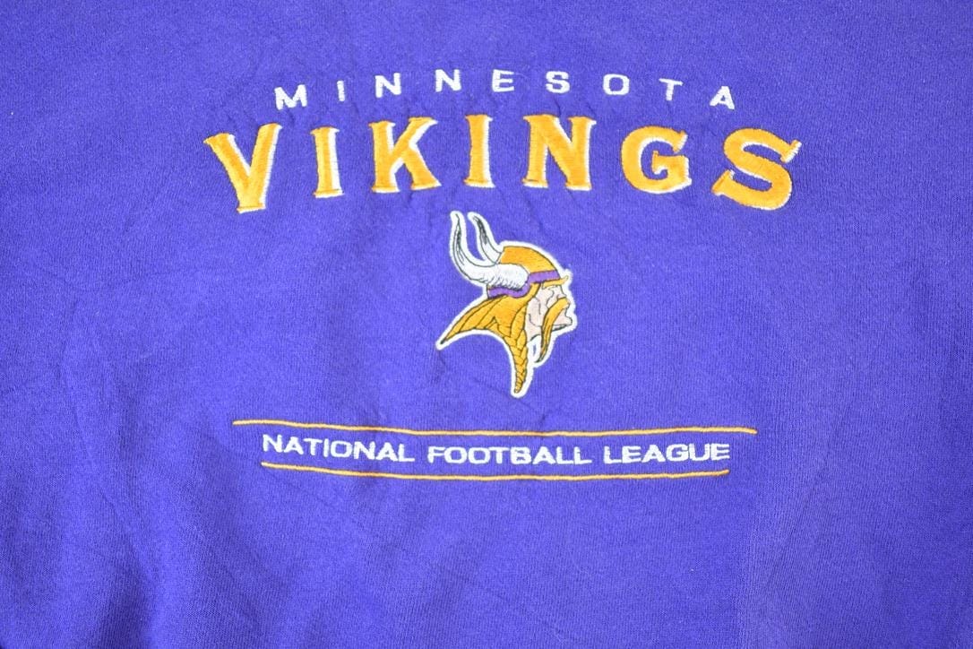 Vintage 1990s Minnesota Vikings NFL Lee Sport Crewneck Sweatshirt from propervintagecanada