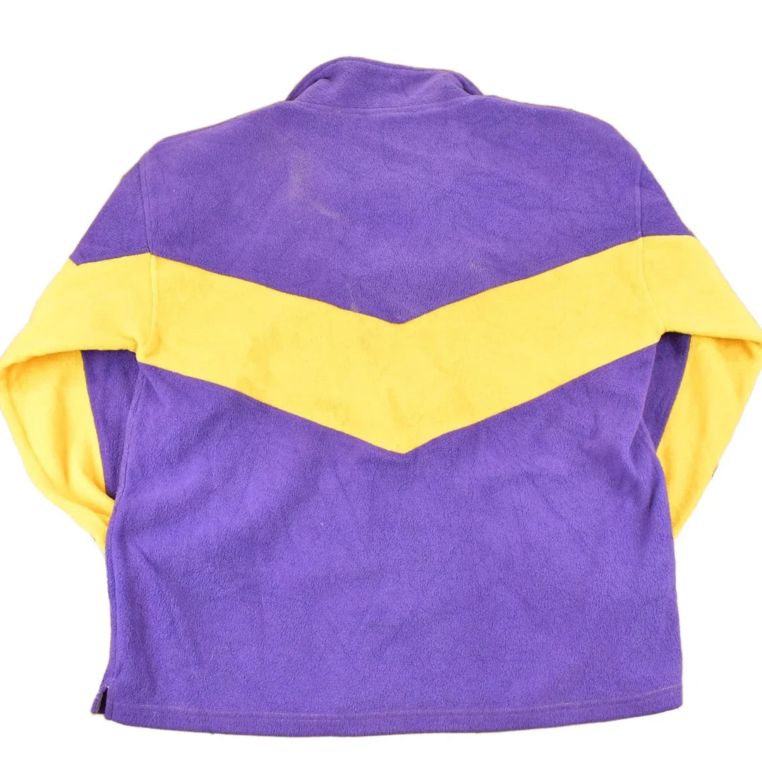 Vintage 1990s Minnesota Vikings NFL Quarter Zip Fleece Sweater Men's XL from propervintagecanada