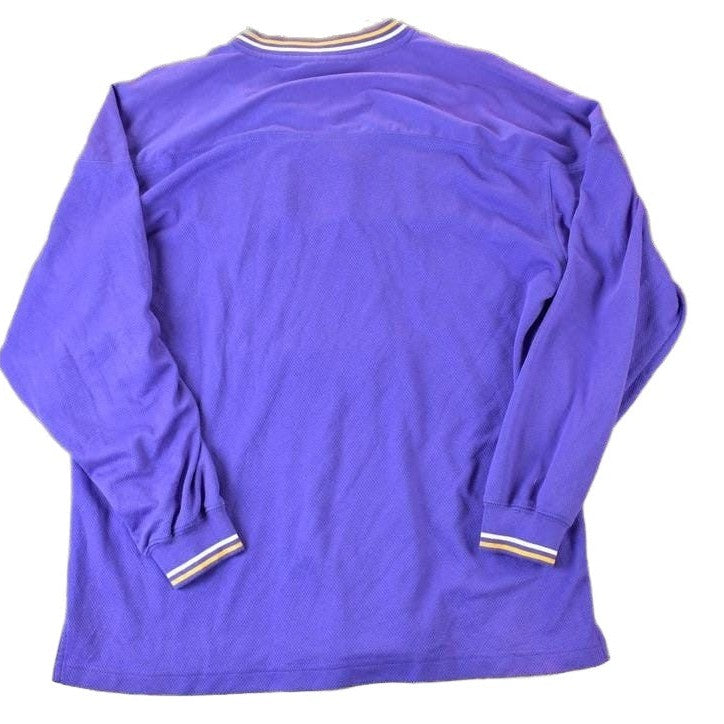 Vintage 1990s Minnesota Vikings NFL V Neck Sweatshirt Men's Large from propervintagecanada