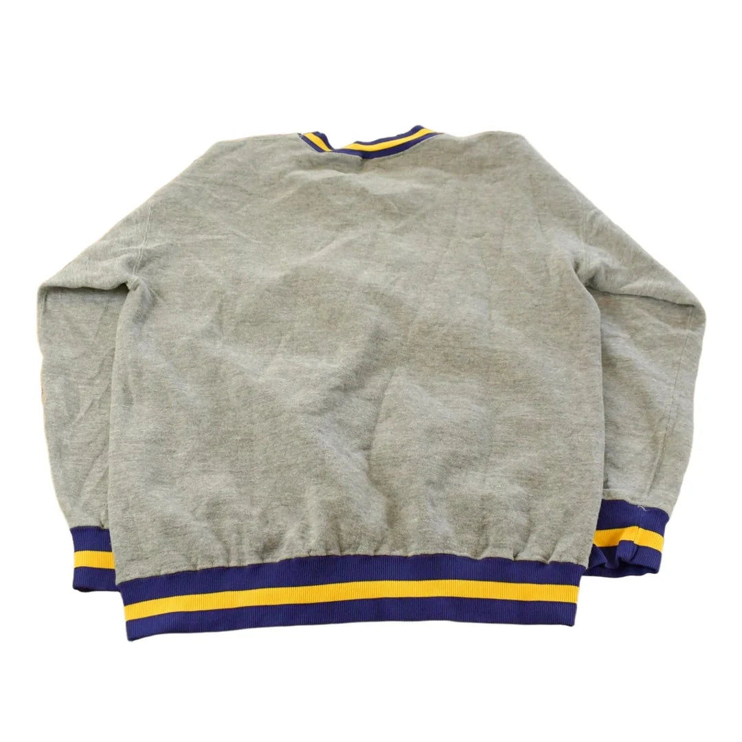 Vintage 1990s Minnesota Vikings NFL V Neck Sweatshirt Men's XL from propervintagecanada