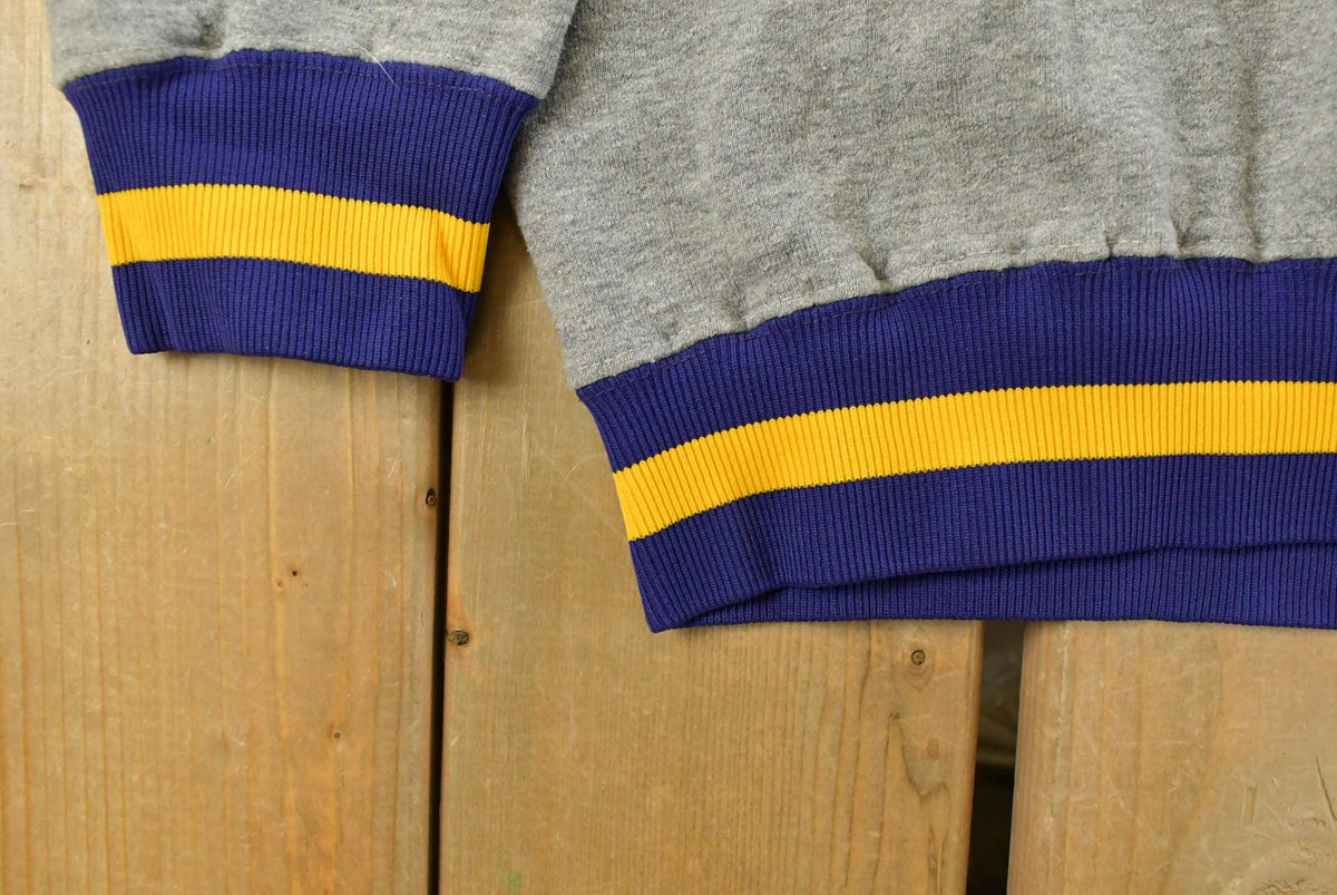 Vintage 1990s Minnesota Vikings NFL V Neck Sweatshirt Men's XL from propervintagecanada