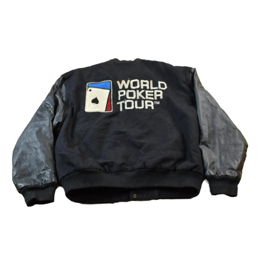 Vintage 1990s Mirage World Poker Tour Wool Jacket Men's XL from propervintagecanada