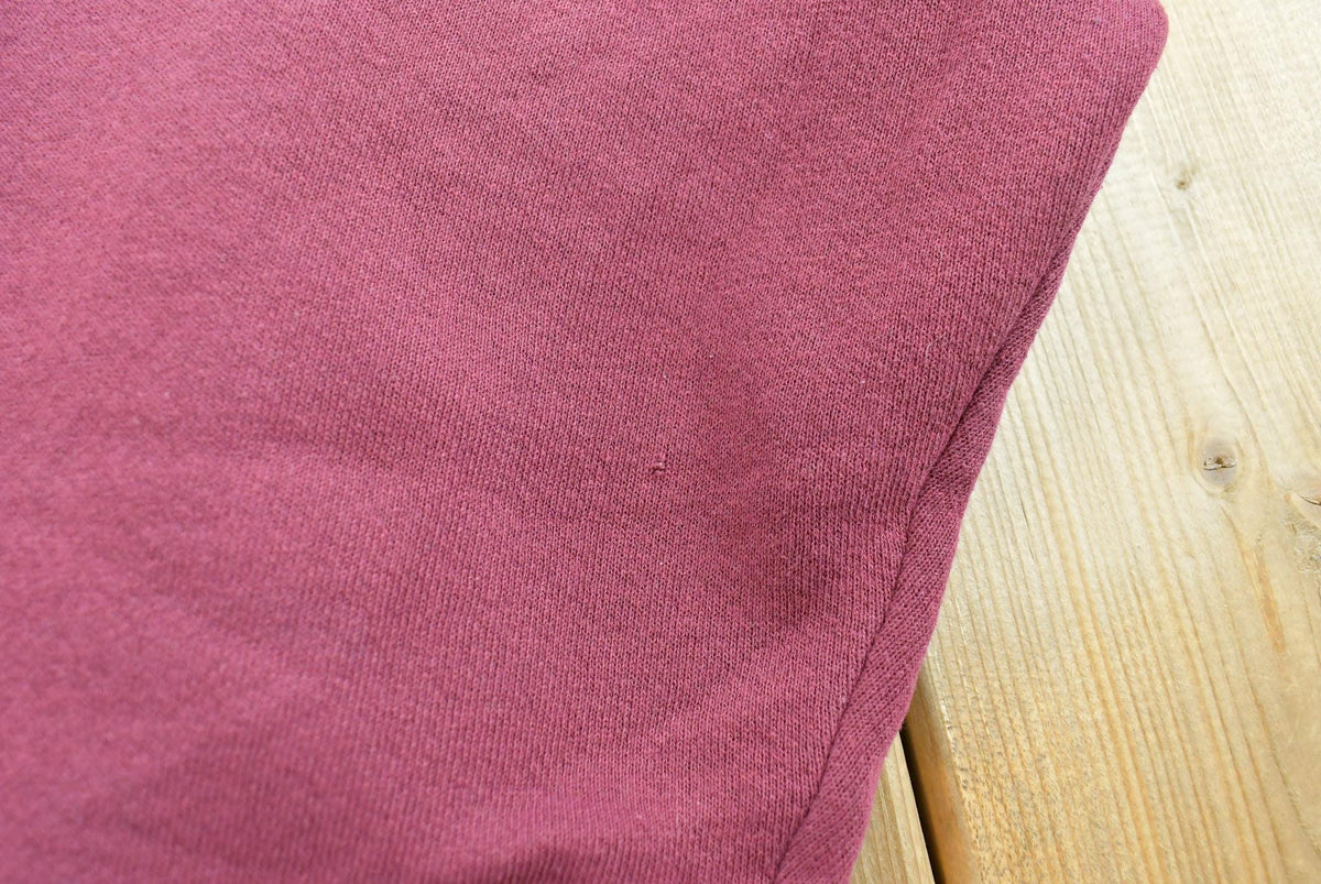 Vintage 1990s MJ Soffe Blank Red Crewneck Sweatshirt Men's from propervintagecanada