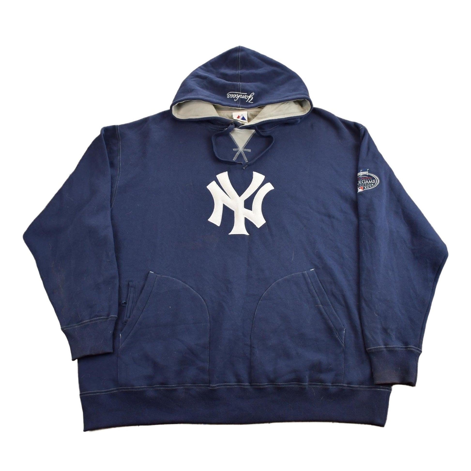 Vintage 1990s MLB Yankee's Baseball Hoodie Men's 2XL from propervintagecanada