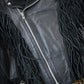 Vintage 1990s MOB Genuine Leather Fringed Jacket Women's S-M from propervintagecanada