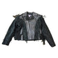 Vintage 1990s MOB Genuine Leather Fringed Jacket Women's S-M from propervintagecanada